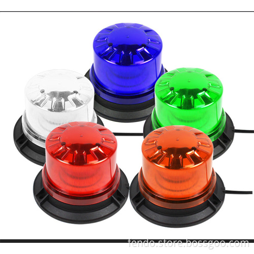 12V/24V 24W ABS AC Amber Strobe Warning LED Beacon Lights